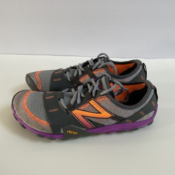 New Balance Minimus 10v1 Trail Running Sneakers Women’s Sz 7.5 Gray WT10SP2 - Picture 1 of 10